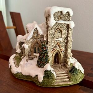 Lilliput Lane Cottage 1989 St. Nicholas Church Christmas Series Snow‎ Winter UK